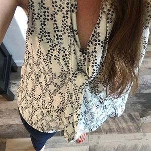 Elegant Black and White Women's Top
